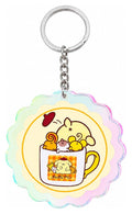Sanrio Akryl Nyckelring Pompompurin 30-årsjubileum Squishy Söt Purin 02