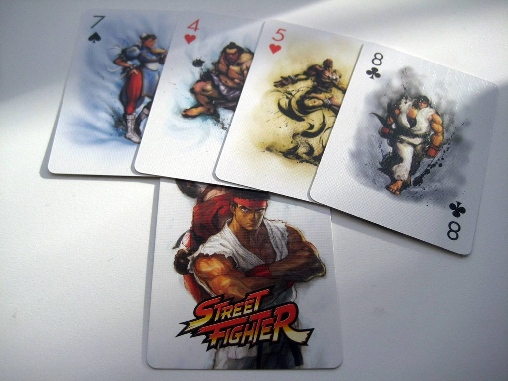 Street Fighter Spelkort med Karaktärer Sakami Merchandise