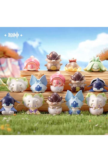 Genshin Impact Natlan Saurian Series Mini Figurer 4 cm Blind Box Display (20) Sakami Merchandise