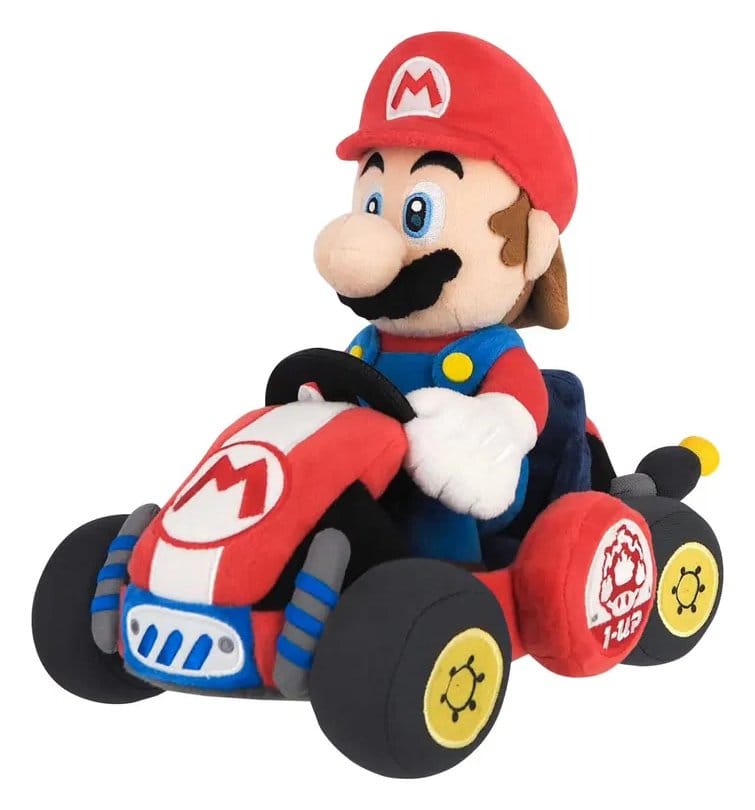 Nintendo gosedjur med motiv av Mario, cirka 27 cm hög