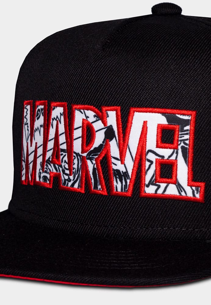 Marvel Keps Classic Comic Logo - Högkvalitativ och Officiellt Licensierad Difuzed
