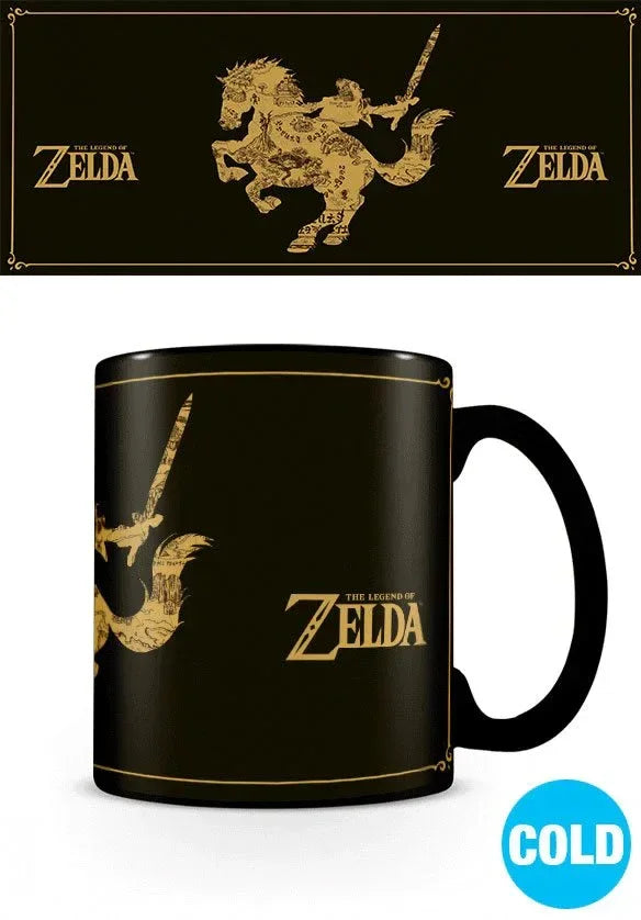 Legend of Zelda Heat Change Mug Map Pyramid International