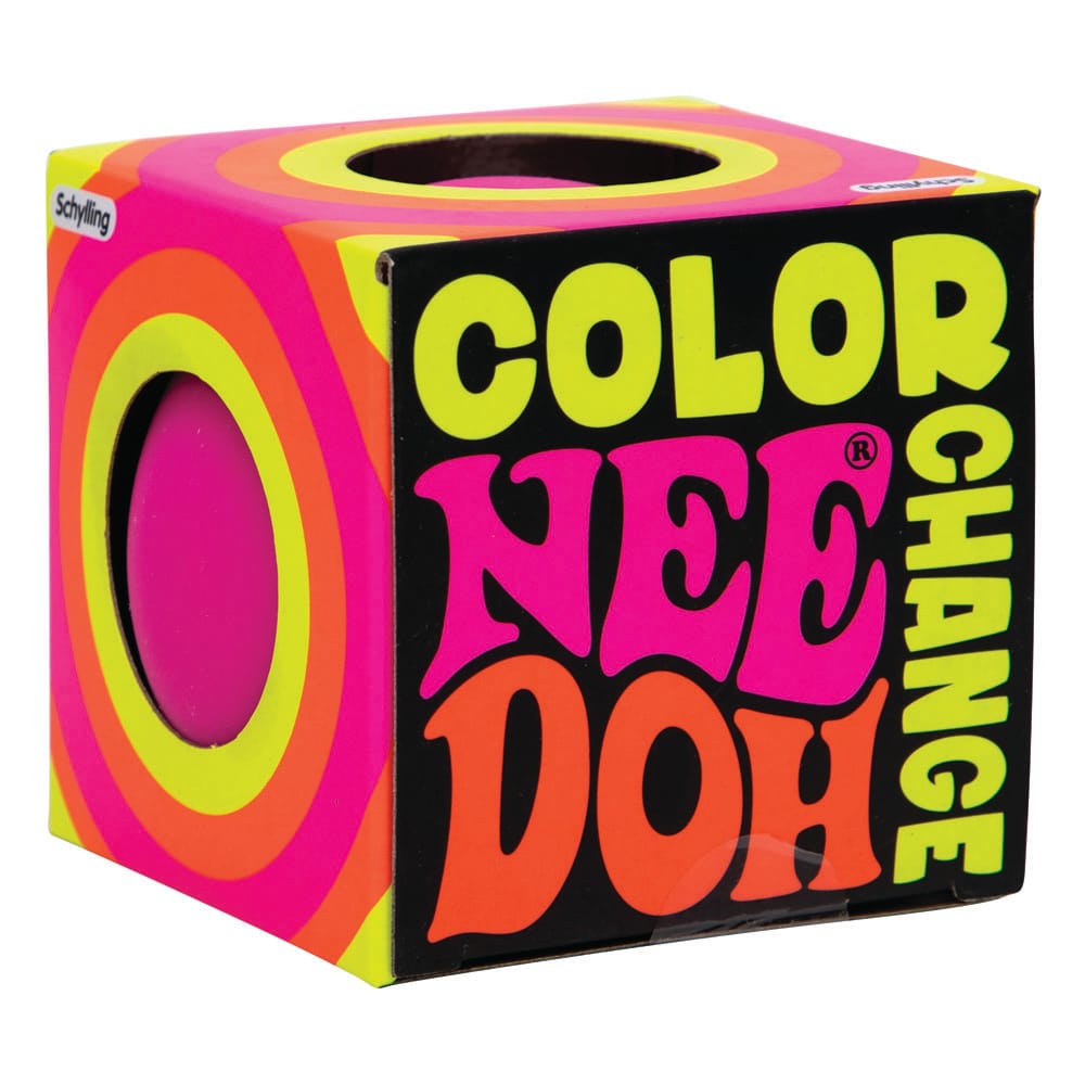 Färgglänsande NeeDoh Fidgetbollar 6 cm - 12 st Schylling