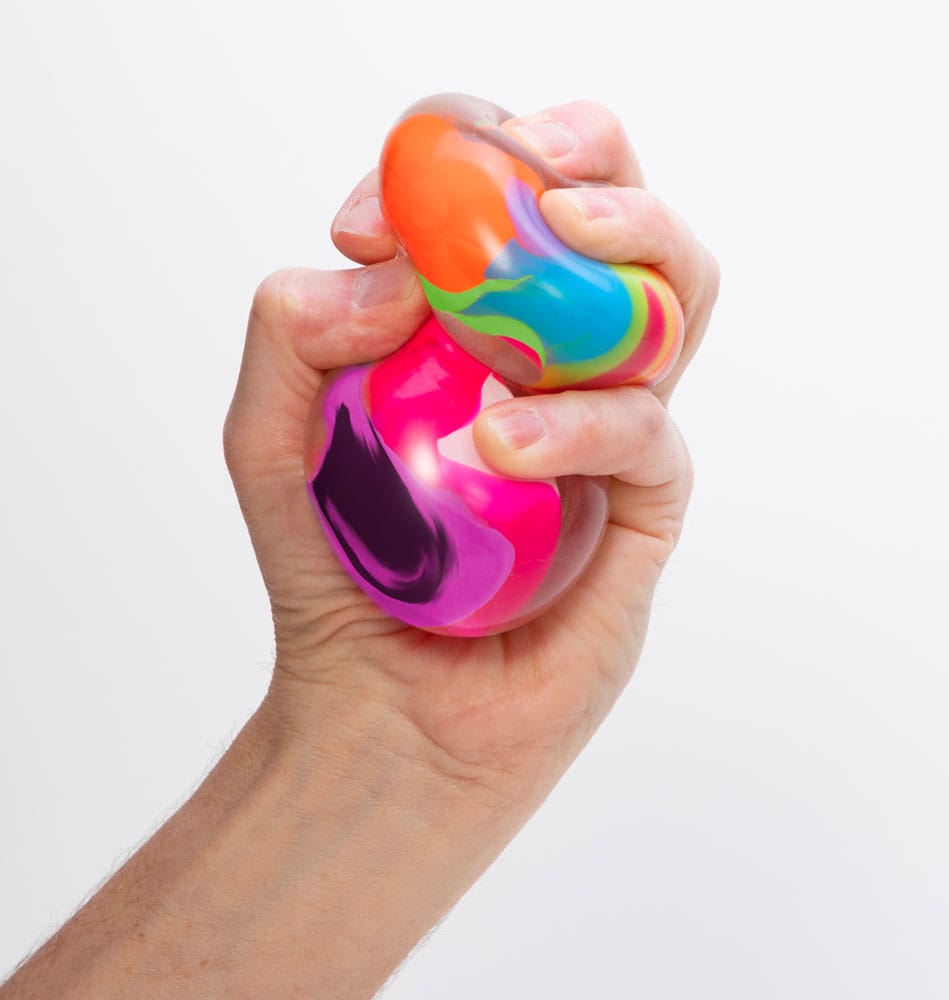 NeeDoh Squeeze Figures Marbleez Ball 7 cm Display (12) Schylling
