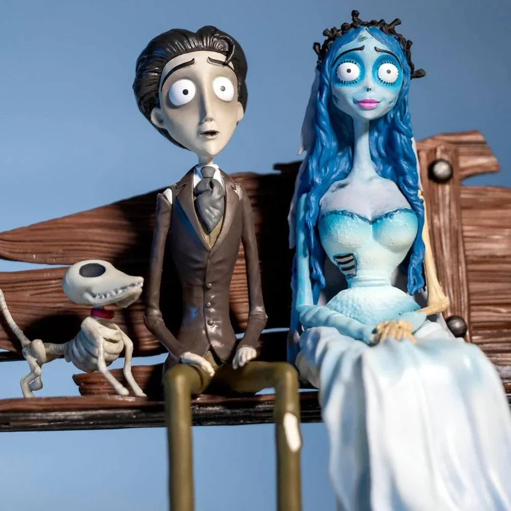 Corpse Bride PVC-statyn - Victor & Emily med Zero SD Toys