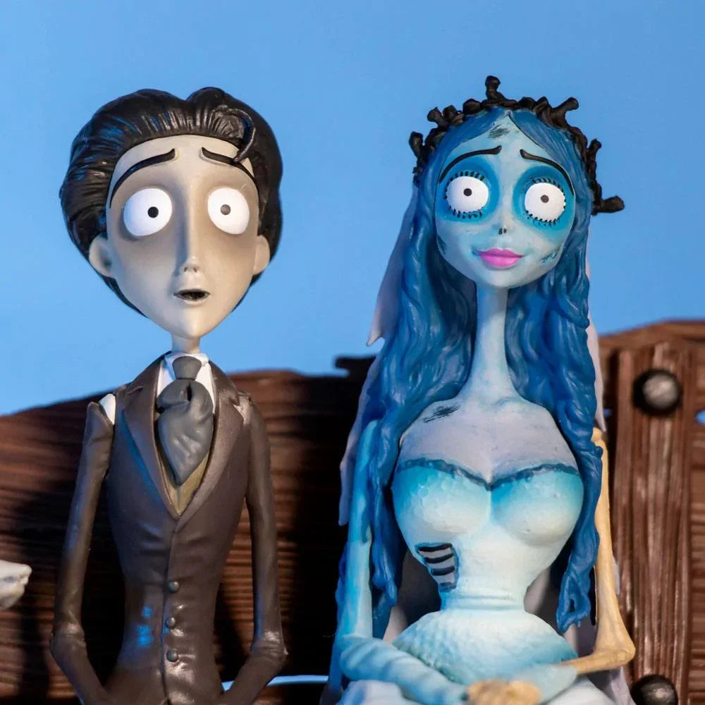 Corpse Bride PVC-statyn - Victor & Emily med Zero SD Toys