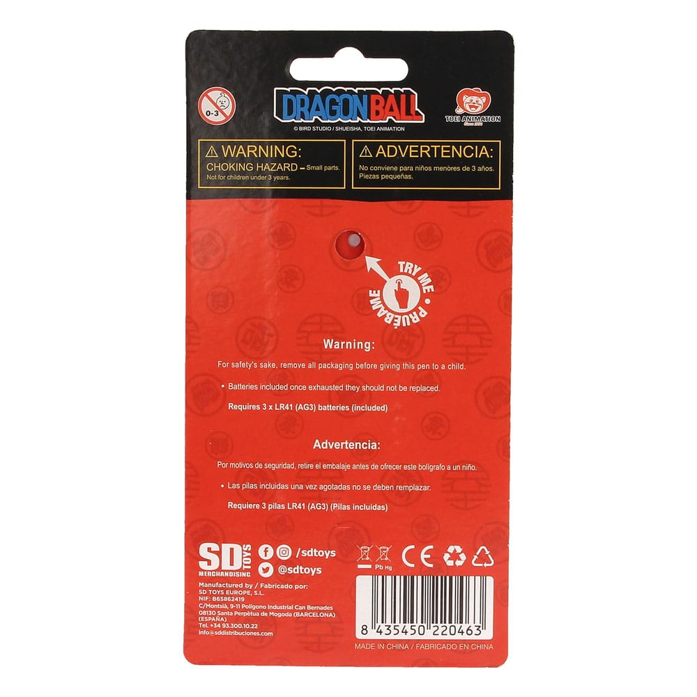 Dragon Ball Pen med Ljusprojektor Goku Kid SD Toys