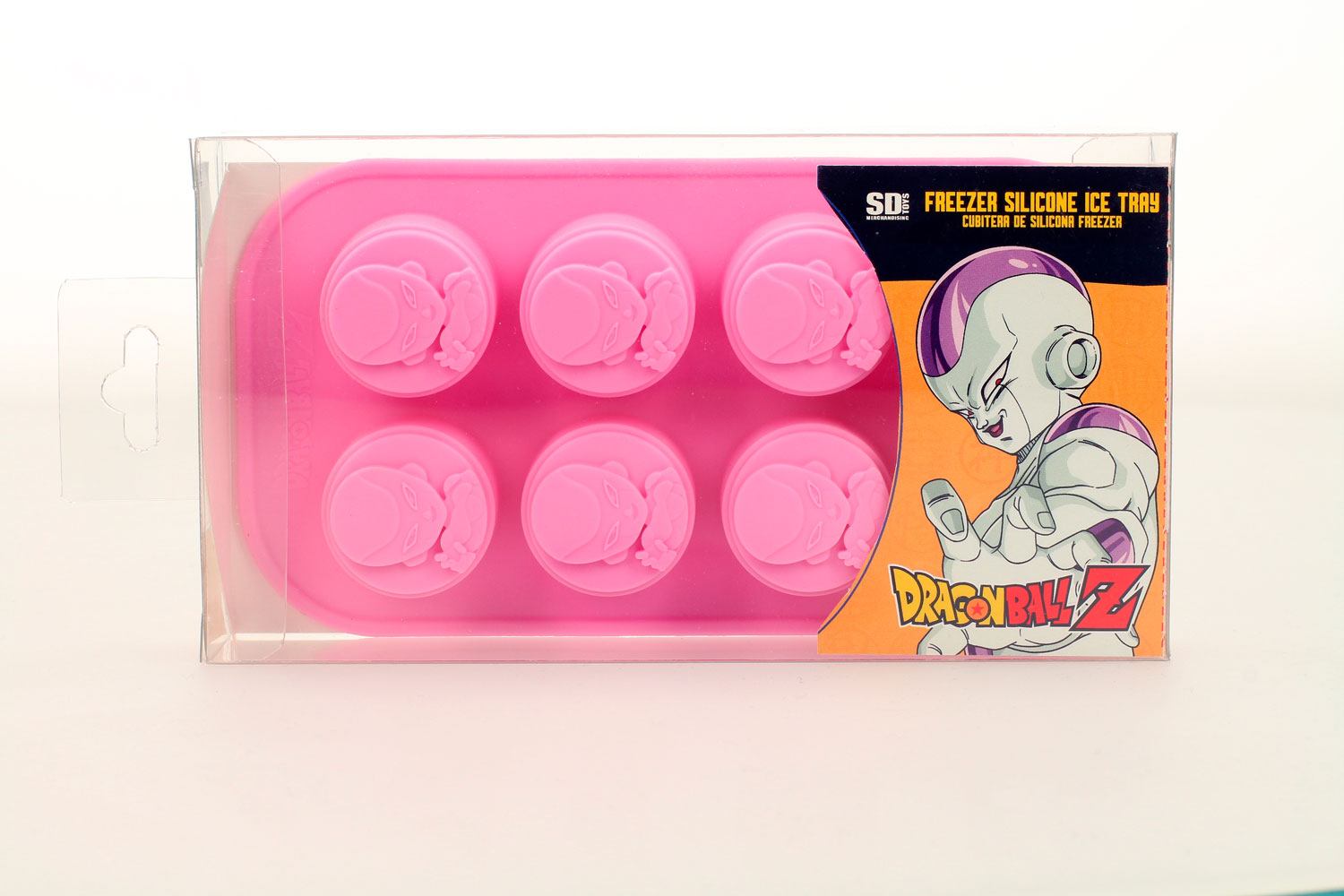 Dragon Ball Z-formad isbitsbricka i silikon med motiv av Frieza