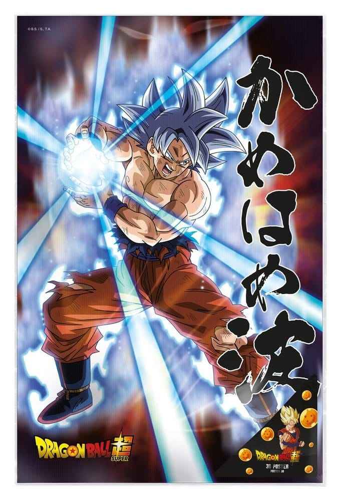 Dragon Ball Super 3D-affisch Överlevnad Goku 38 x 58 cm