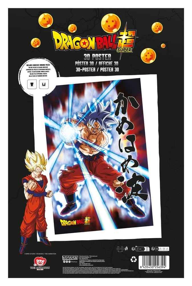 Dragon Ball Super 3D-affisch Överlevnad Goku 38 x 58 cm