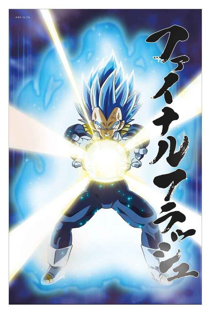 Dragon Ball Super 3D-affisch Survival Vegeta 38 x 58 cm