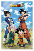 Dragon Ball Super 3D Affisch Striden mellan Gudarna Goku Vegeta Familj 38 x 58 cm