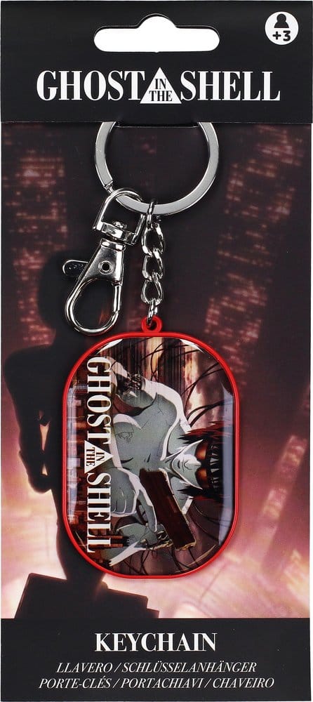 Ghost in the Shell Metallnyckelring Armed Motoko 14 cm