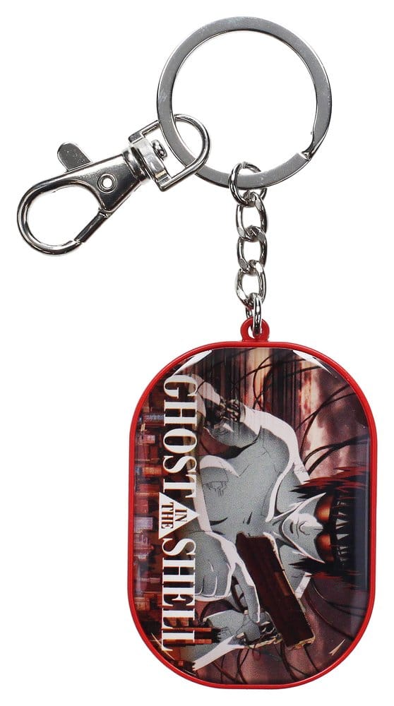 Ghost in the Shell Metallnyckelring Armed Motoko 14 cm