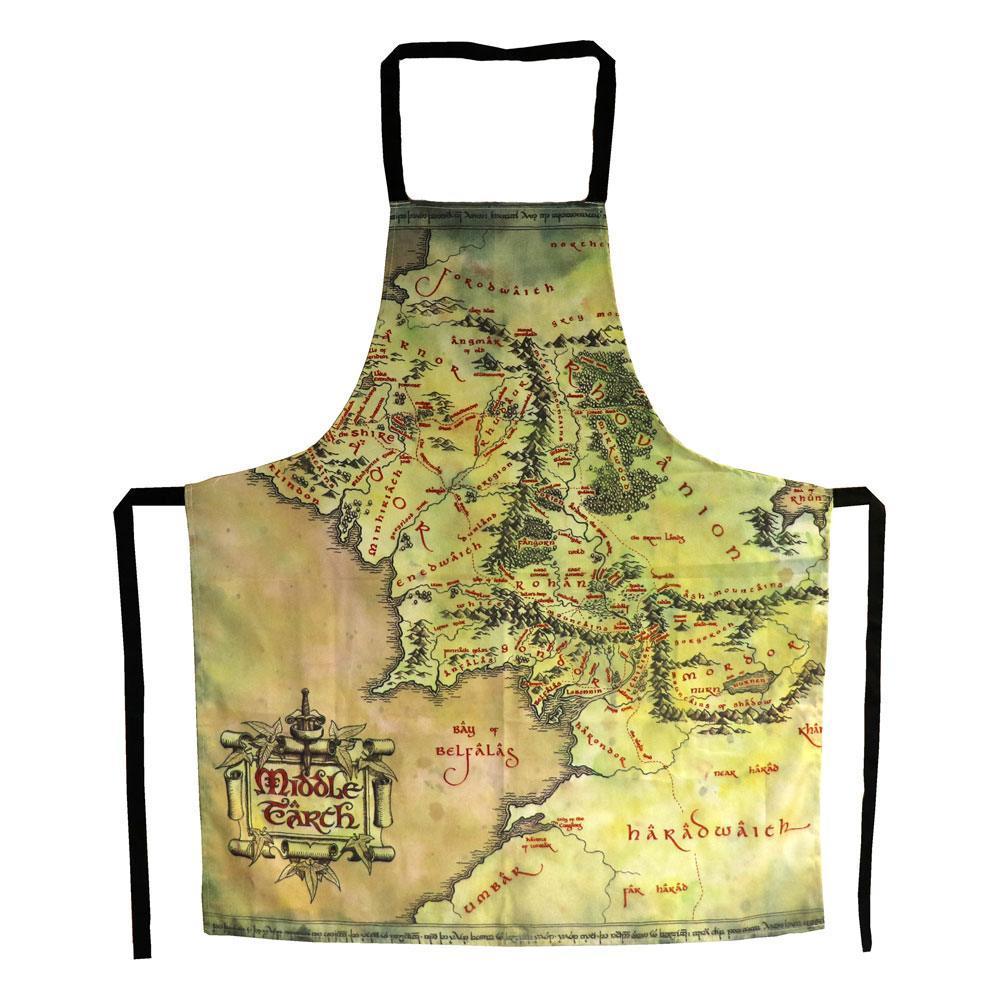 Lord of the Rings Kitchen Apron - Middle Earth Map