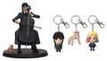 Wednesday-figur med cello och symbolisk nyckelring, 20 cm