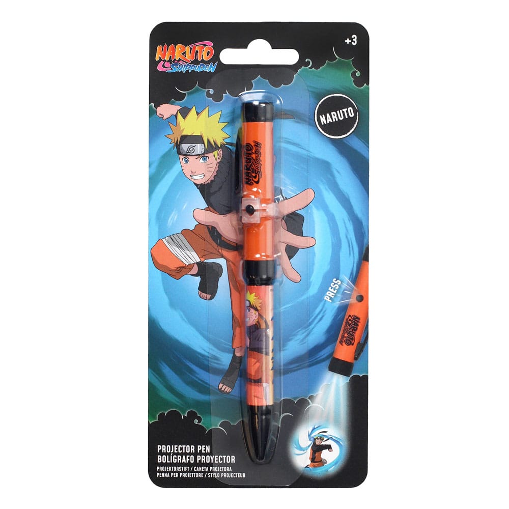Naruto Shippuden Pen med Ljusprojektor SD Toys