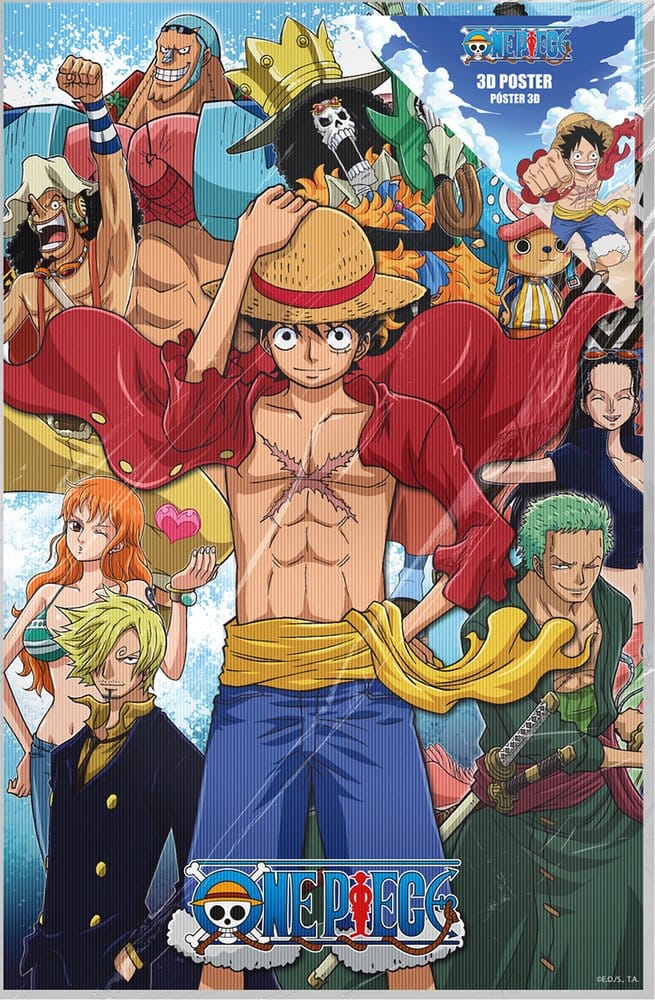 One Piece 3D Poster Group Fishman Island 38 x 58 cm