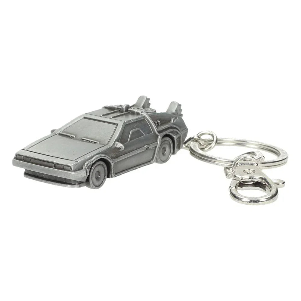 Back to the Future DeLorean Metal Keychain 7 cm