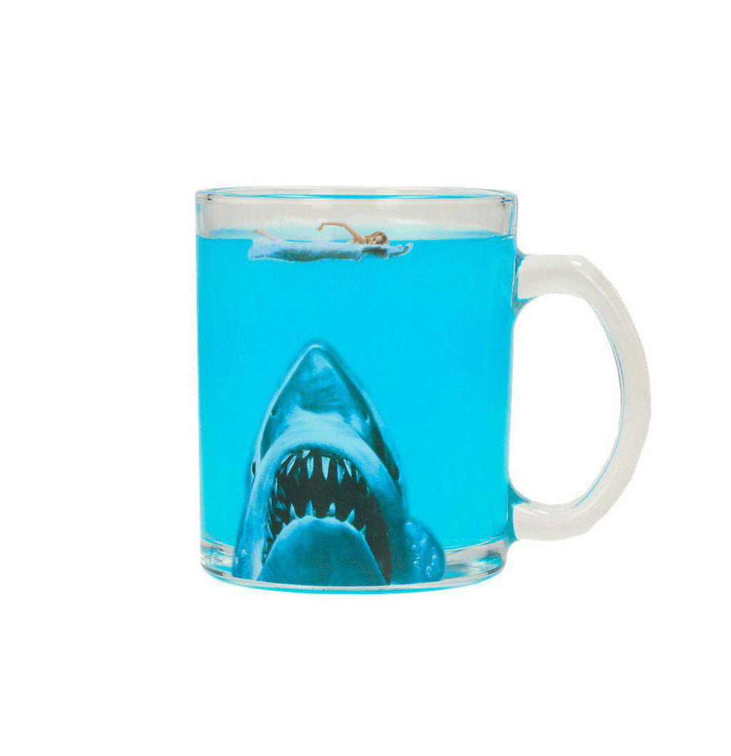 Jaws Glass Mug Poster