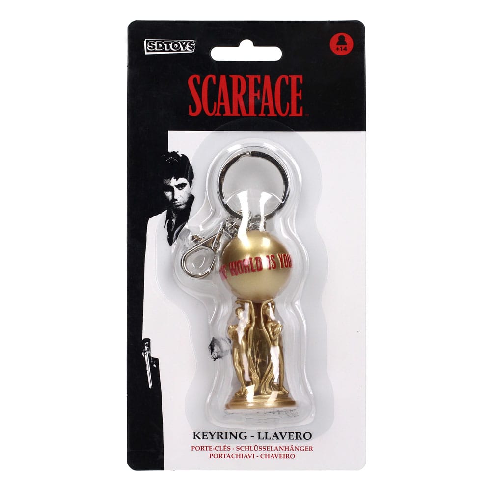 Scarface Nyckelring The World is Yours 2 cm SD Toys