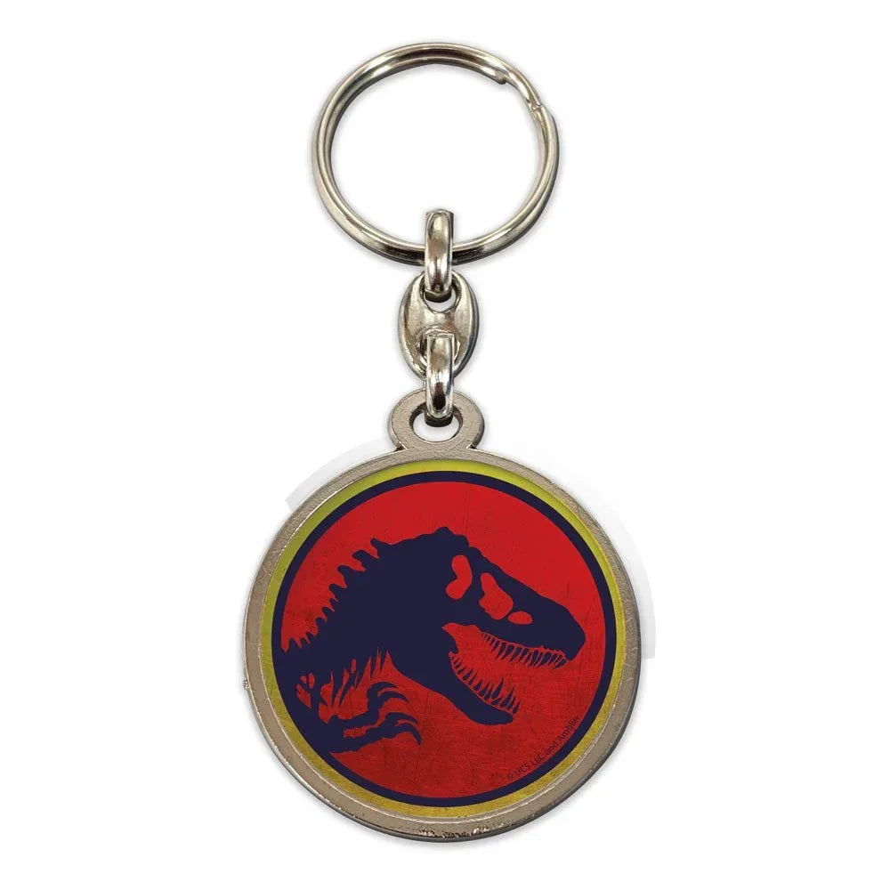 Jurassic Park Metallnyckelring Logo 7 cm