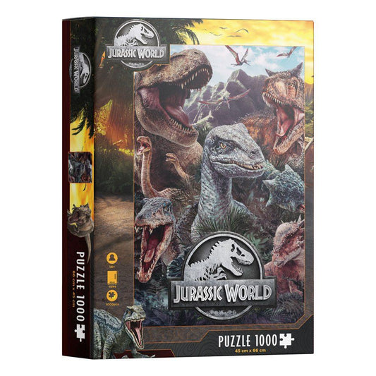 Jurassic World Pussel Poster (1000 bitar)