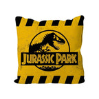Jurassic Park Kudde Caution Gul Logotyp 40 x 40 cm SD Toys