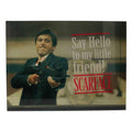 Scarface Glasposter Säg Hej 40 x 30 cm