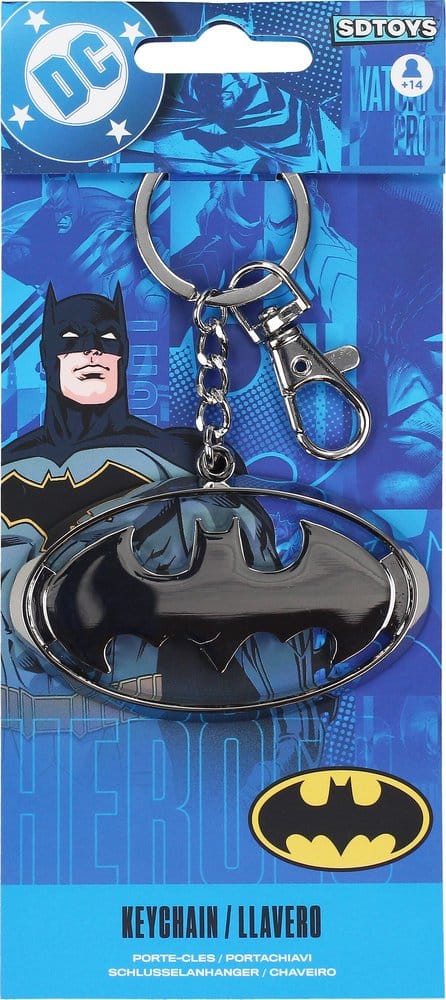 Batman Metal Key Ring Logo