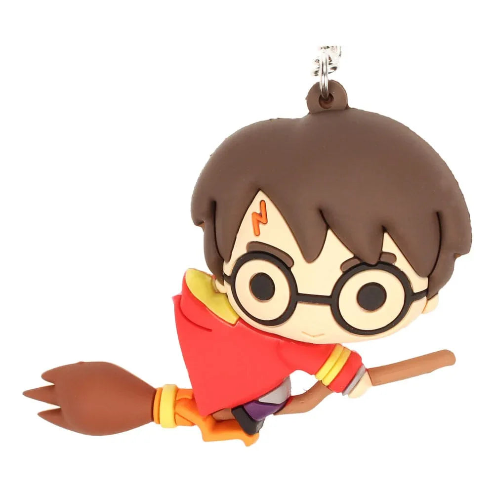 Harry Potter Gumminyckelring - Harry Potter & Broomstick 7 cm SD Toys
