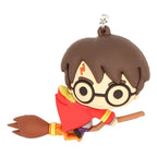 Harry Potter Gumminyckelring - Harry Potter & Broomstick 7 cm SD Toys