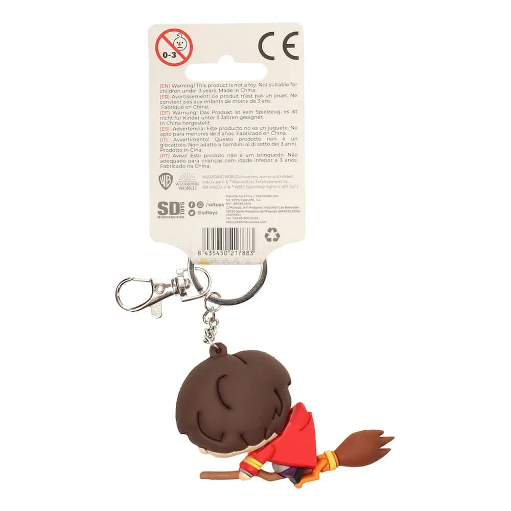 Harry Potter Gumminyckelring - Harry Potter & Broomstick 7 cm SD Toys