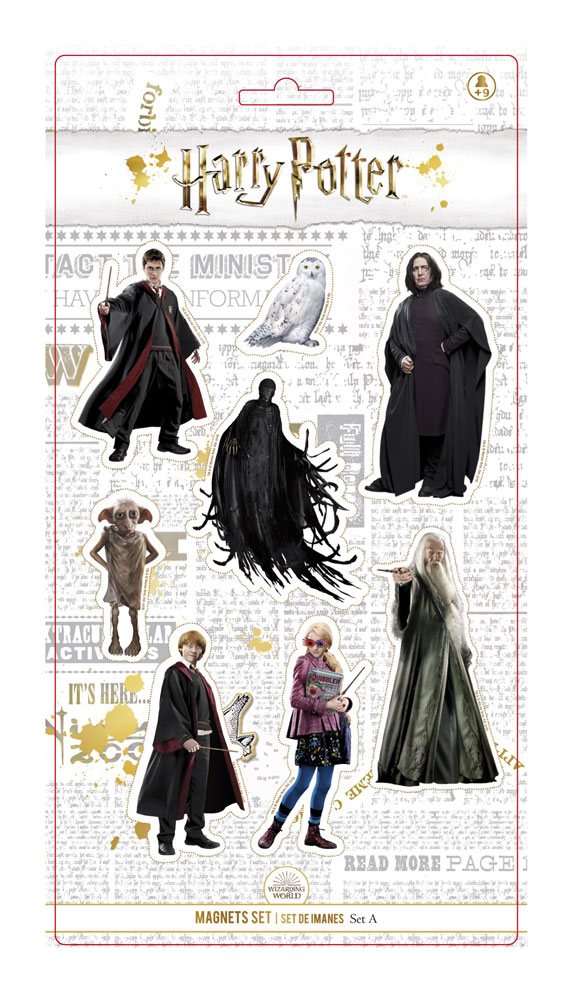 Harry Potter Magnetset A – 8 stycken magneter med motiv från Harry Potter-serien