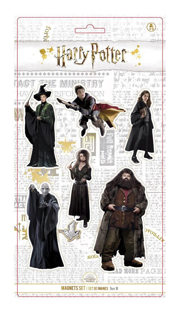 Harry Potter Magnet Set B – Set med 6 magneter med motiv från Harry Potter-serien