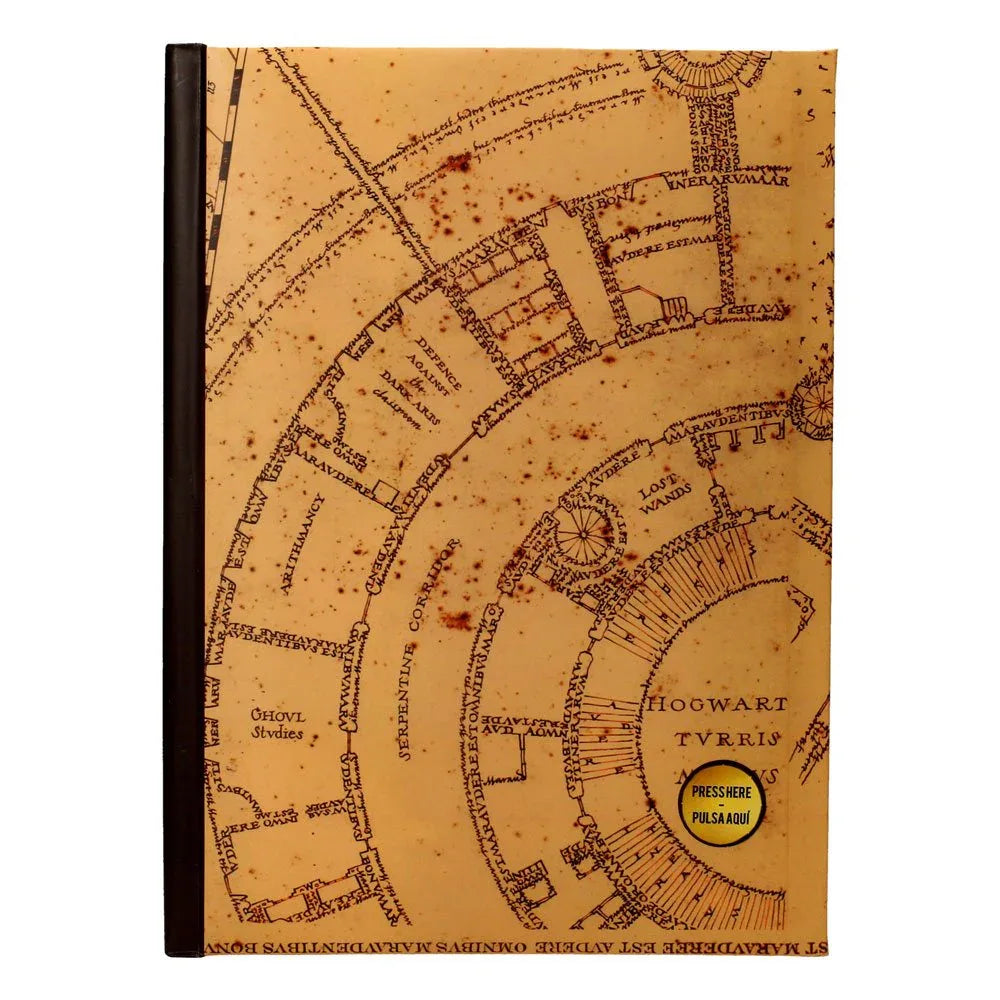 Harry Potter Anteckningsbok med Ljus Marauder's Map SD Toys