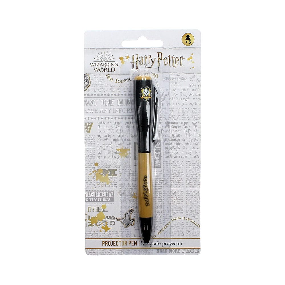 Harry Potter Pen med Ljusprojektor Hufflepuff SD Toys