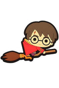 Gummimagnet med Harry Potter och röd cape
