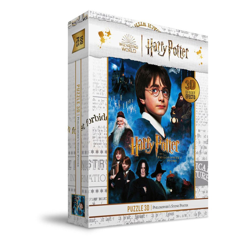 Harry Potter Jigsaw Puzzle med 3D-Effekt Philosopher's Stone Poster (100 bitar) SD Toys