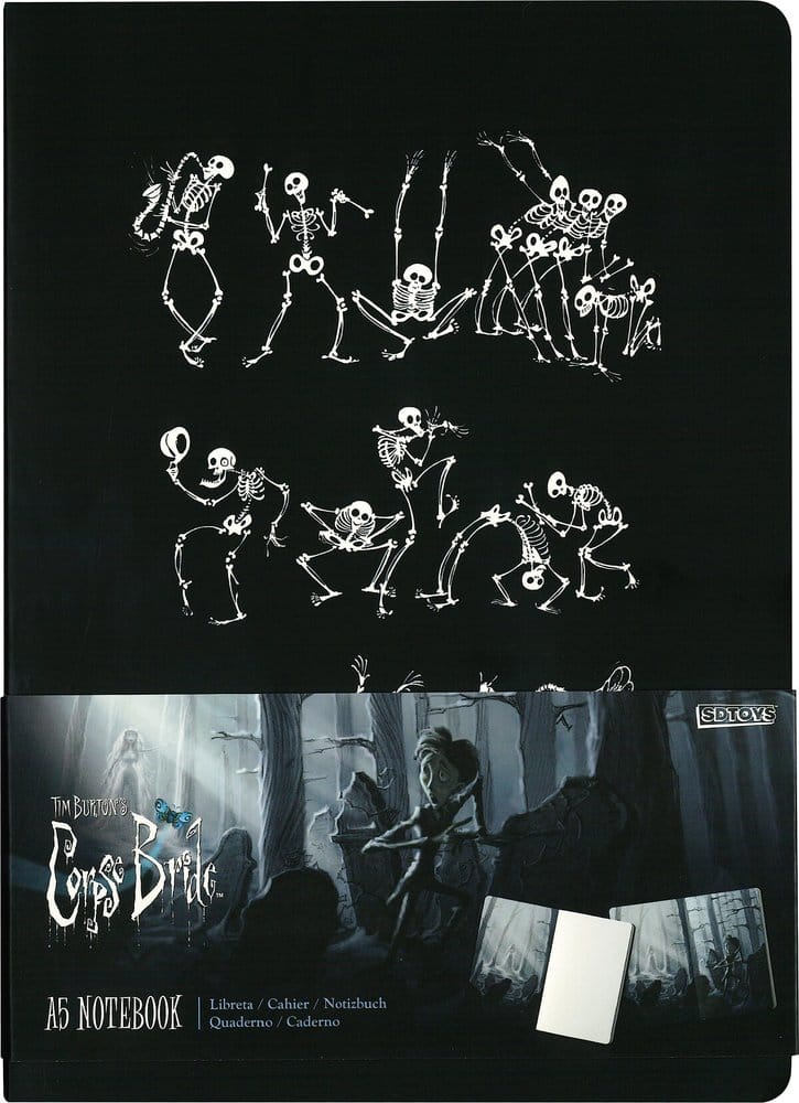 Corpse Bride Softcover Notebook Skeleton ver. B 21 cm