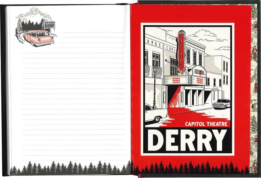 It: Welcome to Derry Light Up Anteckningsblock & Metal Nyckelring Gift Set 21 cm