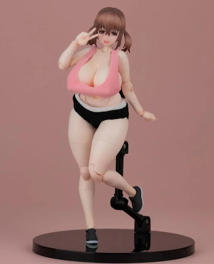 Original Character Second Axe Hentai Action Series Figur Nagachichi Nagai-san 14 cm Second Axe