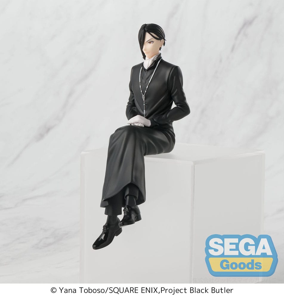 Black Butler: Boarding School Arc PM Perching PVC Figur Sebastian Michaelis 16 cm Sega