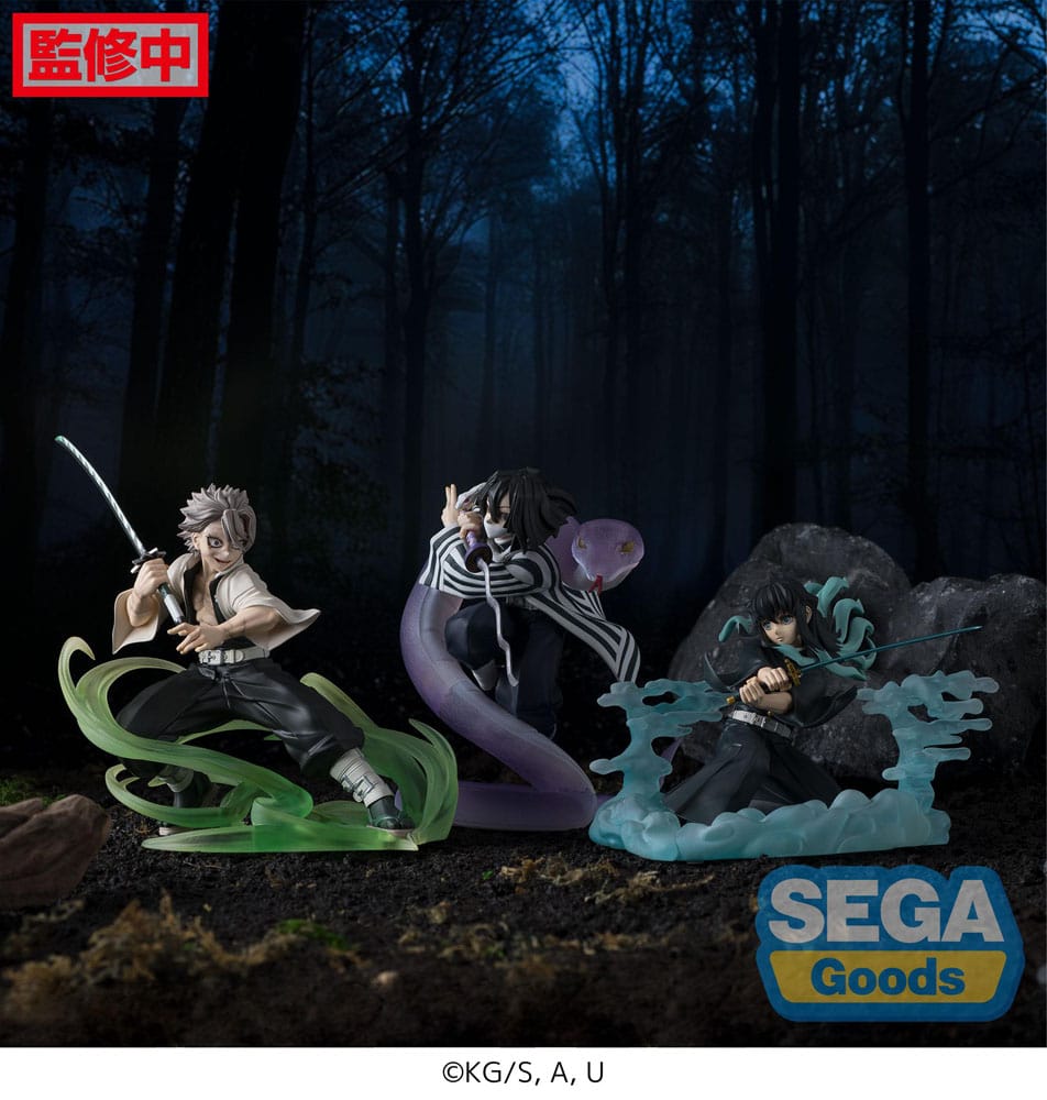 Demon Slayer: Kimetsu no Yaiba Xross Link Anime PVC Figur Sanemi Shinazugawa Hashira Training Arc 12 cm Sega