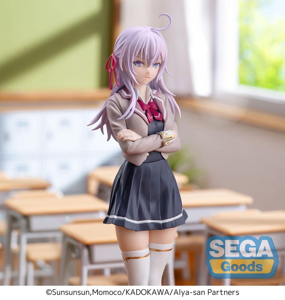 Alya Ibland Döljer Sina Känslor i Rysk Luminasta PVC-statyn Alya Uniform Ver. 18 cm Sega