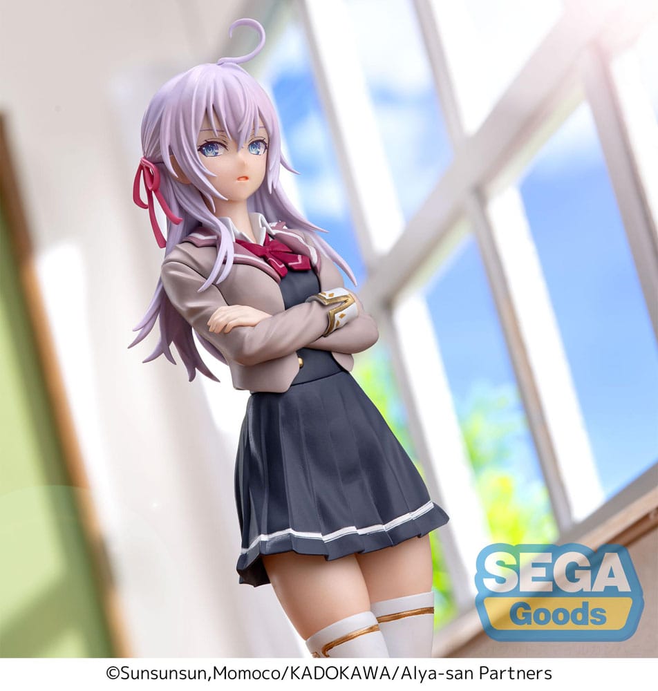 Alya Ibland Döljer Sina Känslor i Rysk Luminasta PVC-statyn Alya Uniform Ver. 18 cm Sega