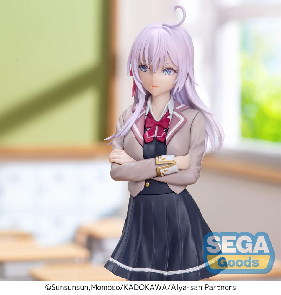 Alya Ibland Döljer Sina Känslor i Rysk Luminasta PVC-statyn Alya Uniform Ver. 18 cm Sega