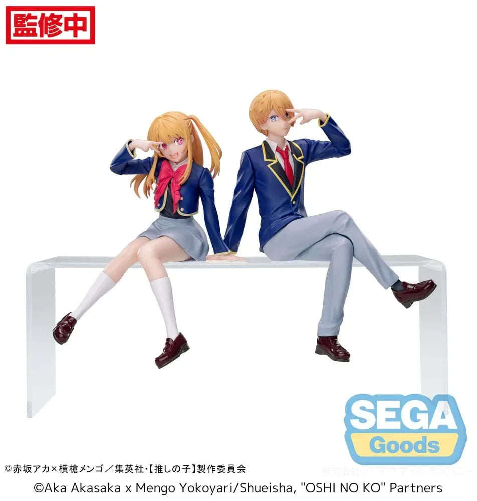 Oshi No Ko PM Perching PVC-statyn Aqua Uniform 14 cm Sega