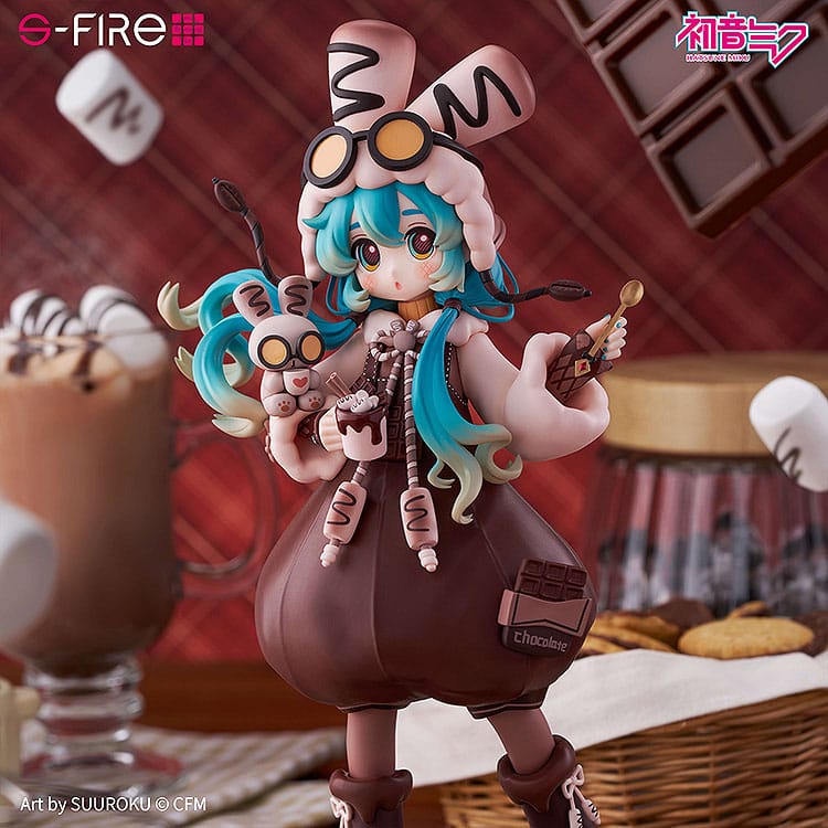 Character Vocal Series 01: Hatsune Miku PVC Figur - Hatsune Miku Marshmallow Hot Cocoa 22 cm Sega