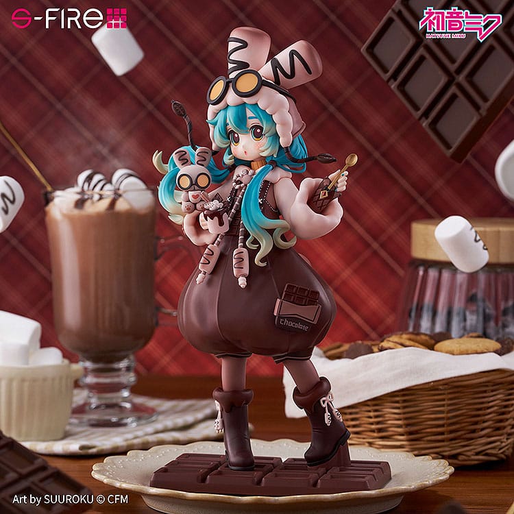 Character Vocal Series 01: Hatsune Miku PVC Figur - Hatsune Miku Marshmallow Hot Cocoa 22 cm Sega